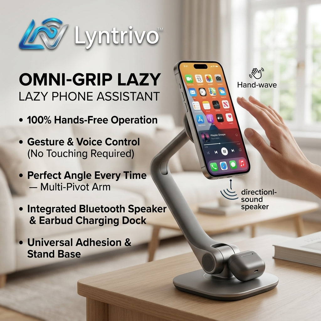 Lyntrivo™ Omni-Grip Lazy Phone Assistant
