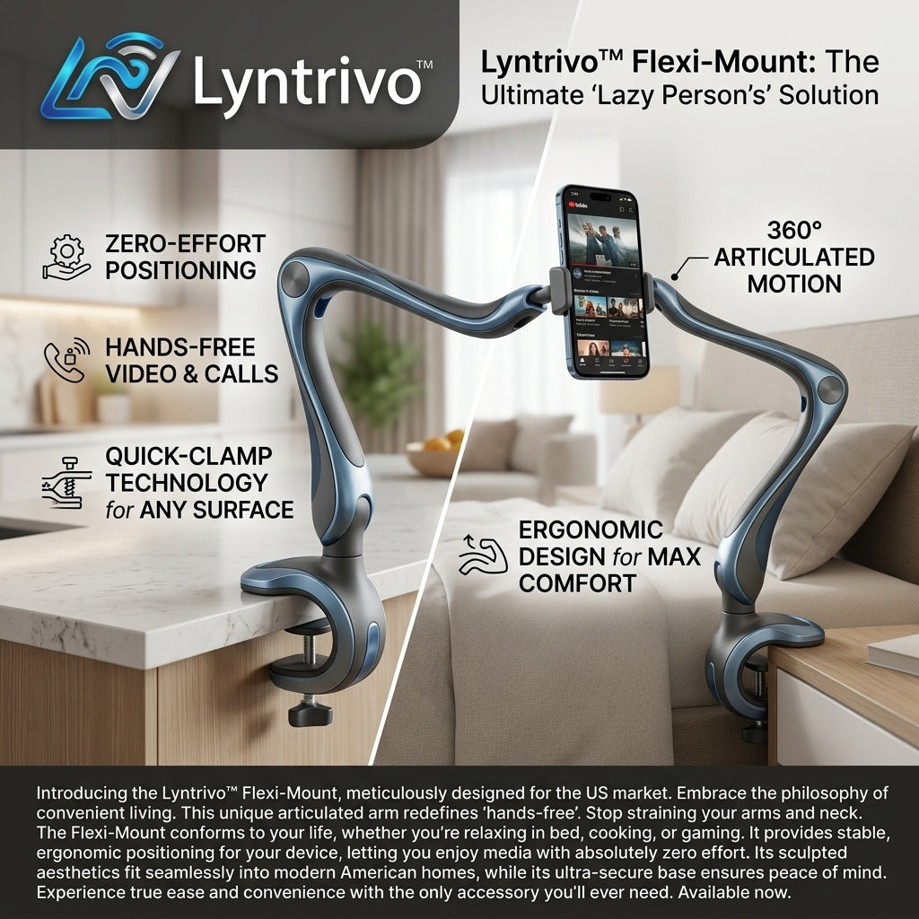 Lyntrivo™ Flexi-Mount Articulated Phone Arm