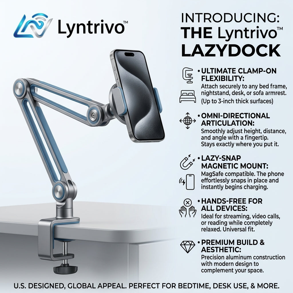 Lyntrivo™ LazyDock Smart Articulated Mount